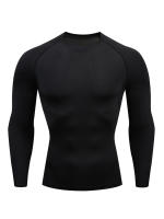 Men's Compression Shirts: Get Fit Fast With Long Sleeve Athletic Workout Tops! - details 3