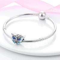 Silver Fit-pulsera de circonio para mujer, serie de mariposas de 3mm, joyería artesanal, nuevos artículos, Material metálico - details 12