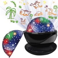 Night Light for Kids Dinosaur Room Decor for Boys LED Galaxy Projector Rotation Night Lamp Projector Sky Lights Christmas Gifts - details 0