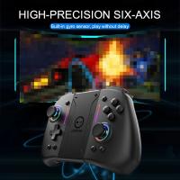 Lámpara de meteororo con mango de juego inalámbrico, 8 colores para Switch / Lite / oled, con funciones programables y vibrantes - details 0