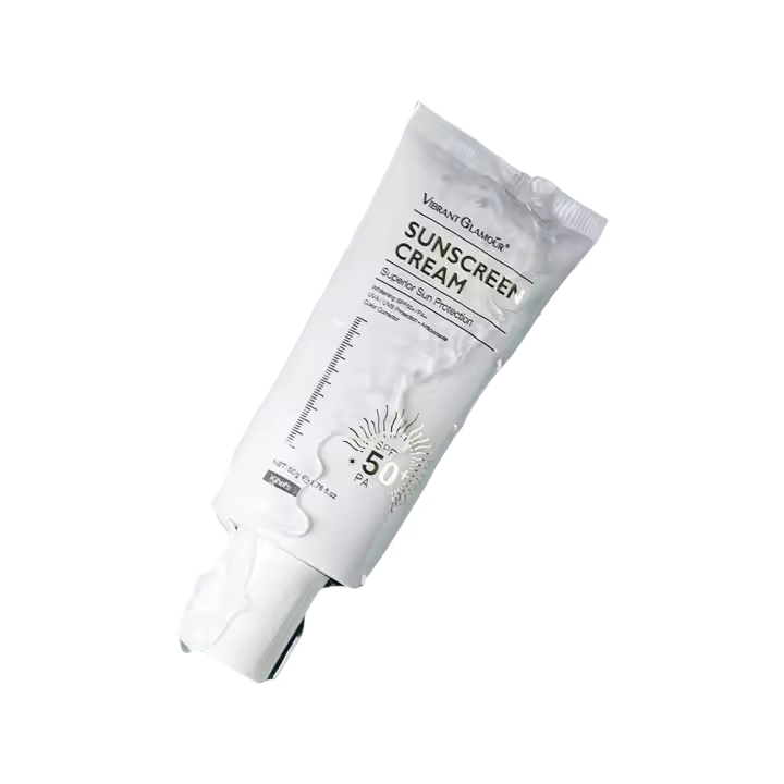 Crema de protección solar VIBRANT GLAMOUR SPF50 PA+ Set blanqueador de piel para cuerpo y rostro - 1