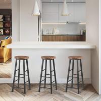 Cocina Silla de Comedor Taburete Alto para Salon Cocina Estructura de Metal, - details 1