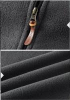 Chaqueta de lana gruesa y cálida para hombre, abrigo de cuello alto a la moda, chaqueta clásica informal de concha suave, otoño e invierno, 2024 - details 2