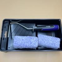 Juego de pintura con pincel de pared de 4 pulgadas con un mini rodillo y otras tres herramientas, perfecto para aplicaciones en áreas pequeñas. - details 3