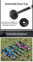 Bastón de Trekking plegable portátil para exteriores, bastón de senderismo para acampar de 5 secciones, telescópico nórdico para ancianos - details 7