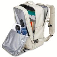 Bolso de ordenador de gran capacidad para mujer, mochila multifuncional para desplazamientos diarios, con bolsillos secos y húmedos - details 5