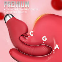 Vibrador Vaginal Potente Dildo de Lengua para Estimulación Clitorial y G Spot - details 7