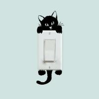 Pegatinas Luminosas de Gato Perro Decoración de Pared para Hogar para Horas de Oscuridad - details 2