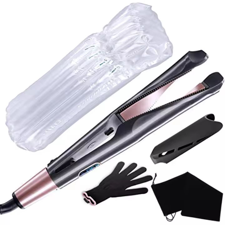 Plancha alisadora eléctrica profesional, rizador de pelo 2 en 1, planchas planas, herramientas de estilismo de cerámica - 1