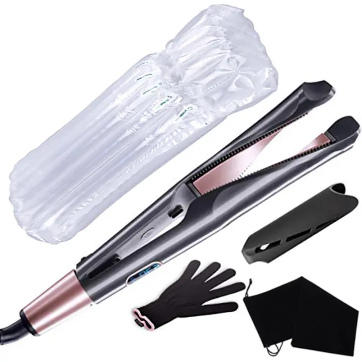 Plancha alisadora eléctrica profesional, rizador de pelo 2 en 1, planchas planas, herramientas de estilismo de cerámica - 1