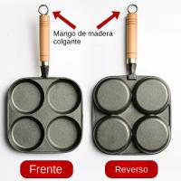 Sartén para freír de hierro fundido,no es fácil de antiadherente, Cocina de Inducción aplicable a la estufa de Gas - details 2