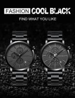 Reloj de Pulsera de Acero Inoxidable con Dial Pequeño Reloj de Negocios Impermeable con Correa de Cuero Automático Multifuncional de Marca Superior - details 21