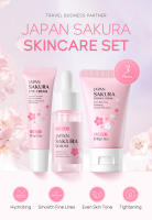 LAIKOU Sakura juegos para el cuidado de la piel limpiador Facial crema suero tóner hidratante brillo Anti arrugas Kit de cuidado Facial - details 10