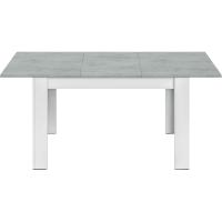 Mesa de Comedor Extensible de Madera Blanca Estilo Canadiense 140 a 190cm Ancho 90 Altura 78 - details 41