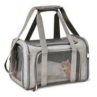 Bolsa transportadora para perros, mochila lateral suave, transportadores para mascotas y gatos, bolsas de viaje para perros, transporte aprobado por aerolínea para perros pequeños y gatos salientes - details 9