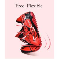 Zapatos de fútbol de la sociedad TF/FG para niños, botas de fútbol escolar, tacos de hierba, zapatillas de fútbol para niño y niña, zapatos de entrenamiento de Futsal al aire libre - details 22