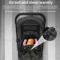 Saco de dormir para cochecito de bebé, cojín a prueba de viento para recién nacido, carrito de invierno, bolsas de coche para bebés - details 0