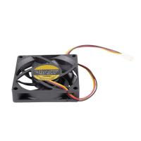 Ventilador de refrigeración sin escobillas, 70x70mm, 12V, 3 pines, caja de ordenador, CPU, CC, negro - details 3