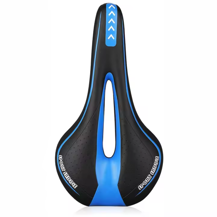 Cómodo asiento de Gel hueco para bicicleta de montaña y carretera, sillín de ejercicio para hombre y mujer - 1