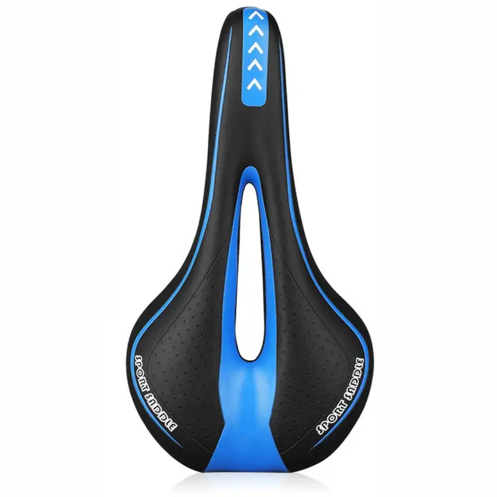 Cómodo asiento de Gel hueco para bicicleta de montaña y carretera, sillín de ejercicio para hombre y mujer - 1