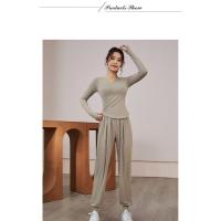 Conjunto Deportivo de Mujer de Secado rápido, Camiseta de Manga Larga para Running, Pilates y Yoga - details 4