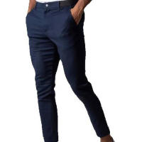 Pantalones de algodón versátiles de negocios juveniles para hombres transpirables informales nuevos de Four Seasons - details 6