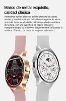 2024 Reloj Inteligente Hombres Mujeres, Smartwatch con Llamada Bbluetooth, Pantalla AMOLED de 1,43
