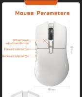 Darmoshark Ratón Inalámbrico de Juego N3 con Bluetooth y Sensor Óptico PAM3395 7 Teclas para PC Portátil 26000DPI Drive - details 13