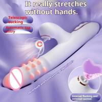 Empaquetado privado Vibrador SEXY Dildo de empuje múltiples modos de vibración/succión con lamiendo Juguetes flexibles giratorios automáticos para sexo femenino. - details 13