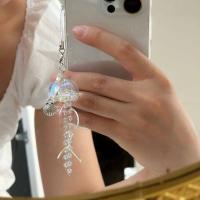 Llavero de medusas con conchas de mar y estrellas, cordón Y2K con tema oceánico, cordón para teléfono con cuentas, colgante colorido, abalorio para teléfono de medusas - details 9