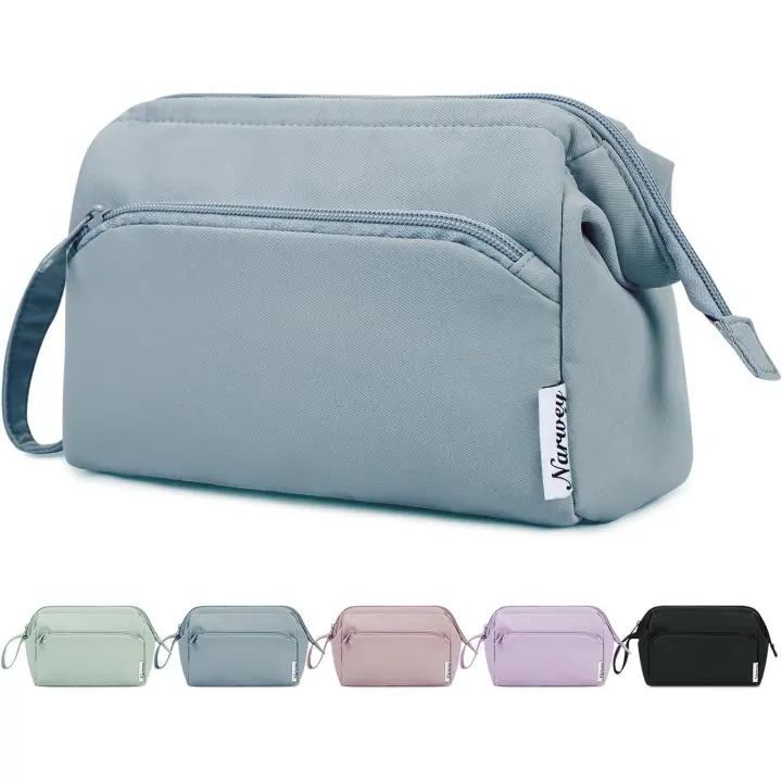 Neceser de Maquillaje de Viaje Bolsa de Cosméticos Grande Organizador para Mujeres Niños (Rosa) - 1