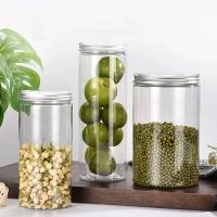 Tarro de almacenamiento transparente con tapas de aluminio, contenedor de cosméticos, frascos de embalaje de alimentos y dulces, 10 piezas, varios tamaños - details 4