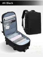 Mochila de viaje para mujer, deportes al aire libre impermeable, bolsa para portátil, mochila de transporte, multifuncional, viajes de negocios, clasificación en húmedo y seco, mochila escolar de gran capacidad - details 16