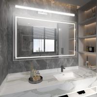 Lámpara LED de 32W Lámpara de espejo Aplique Blanco Frio 6000K Luz natural para Espejo Muebles de Maquillaje Aparato Montado en la Pared, Negro, 120CM - details 75