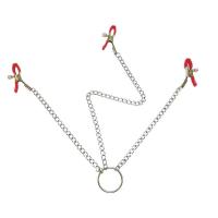 Clips de Leche de Acero Inoxidable Leten Estilo Mariposa para Parejas Clips de Pezón Sensuales - details 4