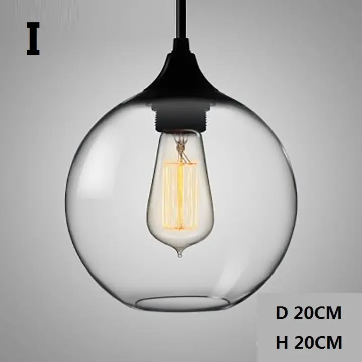 Luz colgante para mostrador de Bar, candelabro moderno para comedor, cocina, cafetería, con bombilla - 1