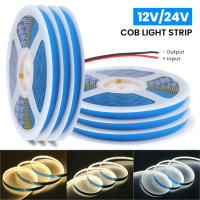 Tira de luces LED COB de alta densidad, 528LED/m, Flexible, FOB, COB, RA90, luz cálida, natural, blanco frío, lineal, regulable, cc 12V, 24V - details 0