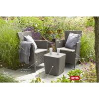 Conjunto de Jardín Exterior Terraza o Balcón con Cojines Incluidos Mesa de Almacenamiento Auxiliar - details 12