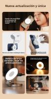 🔥   Anillo Magnético de Luz 3 en 1 para Teléfonos 💡   - Kit de Iluminación Profesional con Espejo de Maquillaje y Soporte Plegable (3 Temperaturas, 500mAh, Tipo-C) - details 1