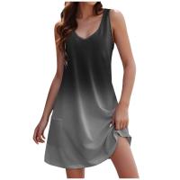 Vestido de playa bohemio para mujer, Tre casual sin mangas, con bolsillos, adecuado para el verano 2024 - details 1