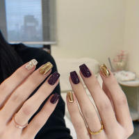 Uñas falsas, conjuntos de uñas portátiles, arte de las uñas - details 1