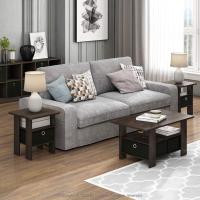 Mesa De Centro, Madera compuesta, Nuez /Marrón Oscuro, Talla única - details 21