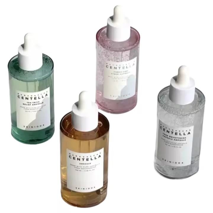 Centella Asiatica Set de cuidado de la piel esencia hidratante calmante brillo suero Facial calmante hidratante brillo cuidado Facial - 1
