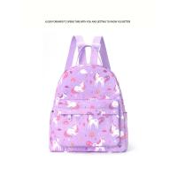 Mochila de impresión de tendencia personalizada bordada, mochila de moda para estudiantes de secundaria transfronteriza, mochila de gran capacidad. - details 1