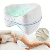 Almohada de espuma viscoelástica para piernas, almohadilla para dormir de lado-alivia la ciática, las caderas, las rodillas - details 0