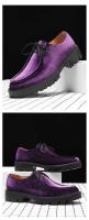 Zapatos informales de boda de vestir estilo caminar para hombres de negocios de cuero PU oficial de verano - details 1