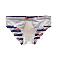 Jessborn-Calzoncillos de natación para hombre, traje de baño a rayas de flamenco, pantalones de natación de cintura baja a la moda, ropa de playa para adultos, primavera caliente - details 9