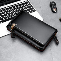 Bolso largo del embrague de los bolsos del bolso del bolso de la tarjeta de la cartera de la PU del negocio de los hombres ocasionales para el hombre - details 5