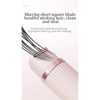 Maquinilla de afeitar eléctrica para mujer, recortadora de Bikini, depiladora corporal, Afeitadora eléctrica para zona privada, depilación Facial de piernas y axilas - details 7