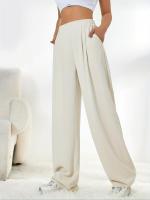 Pantalones de Algodón para Mujer de Cintura Alta y Piernas Anchos Tendencia Harajuku, Estética Coreana - details 16
